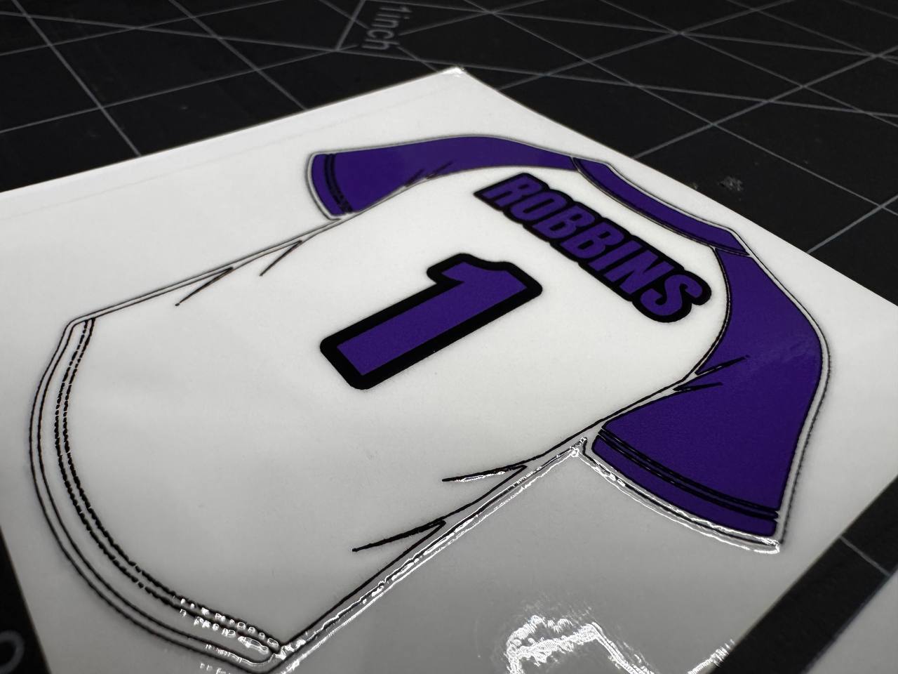 Custom Sports Jersey Stickers